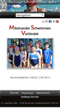 Mobile Screenshot of marburgerschwimmverein.de